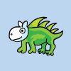 Lyseblå monster