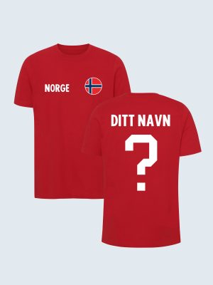 Norge, Landsholds-t-shirt, Design Selv
