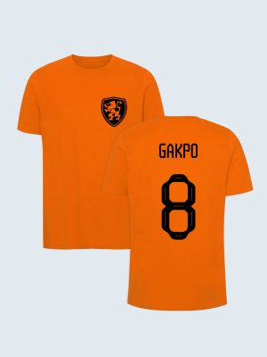 Netherlands National Team, T-shirt, Gakpo 8