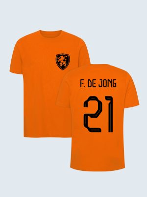 Netherlands National Team, T-shirt, F. De Jong 21