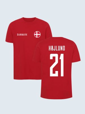 Denmark National Team, T-shirt, Højlund 21