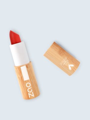 ZAO, Vegan Daring Lipstick, 410 THE Rouge, 3.5 g