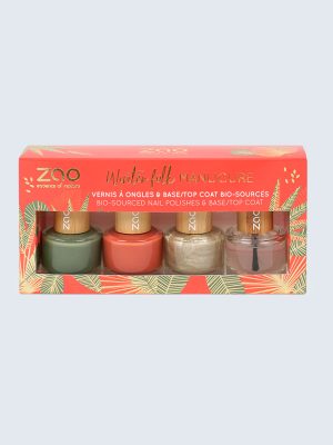Winter Folk Manicure Natural Nail Polish, Gift Box, Christmas, Limited ed.