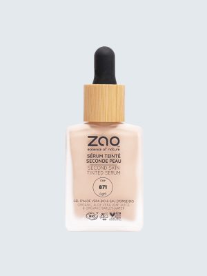 ZAO, Organic Second Skin Tinted Serum Foundation